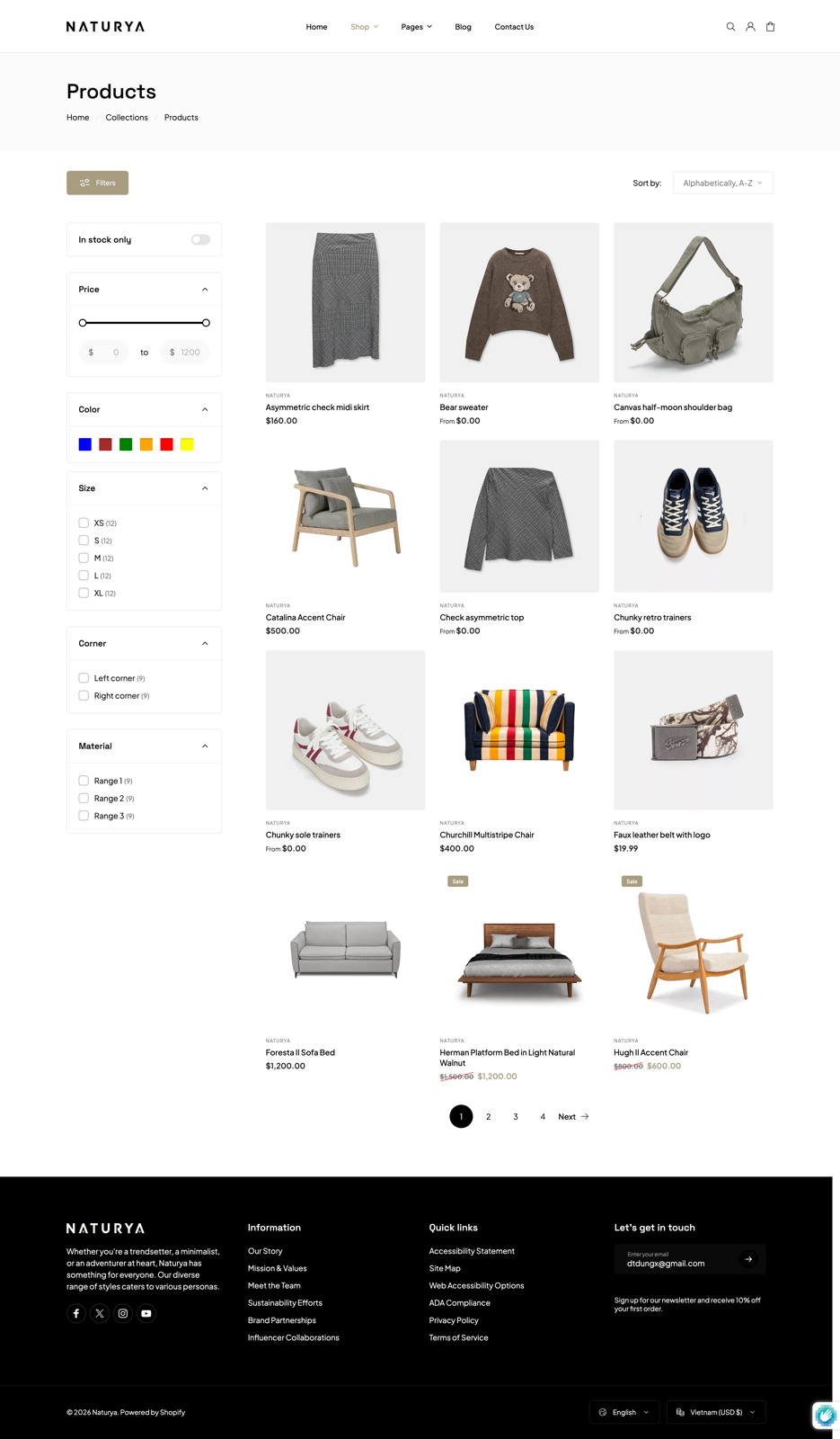 Collection page preview