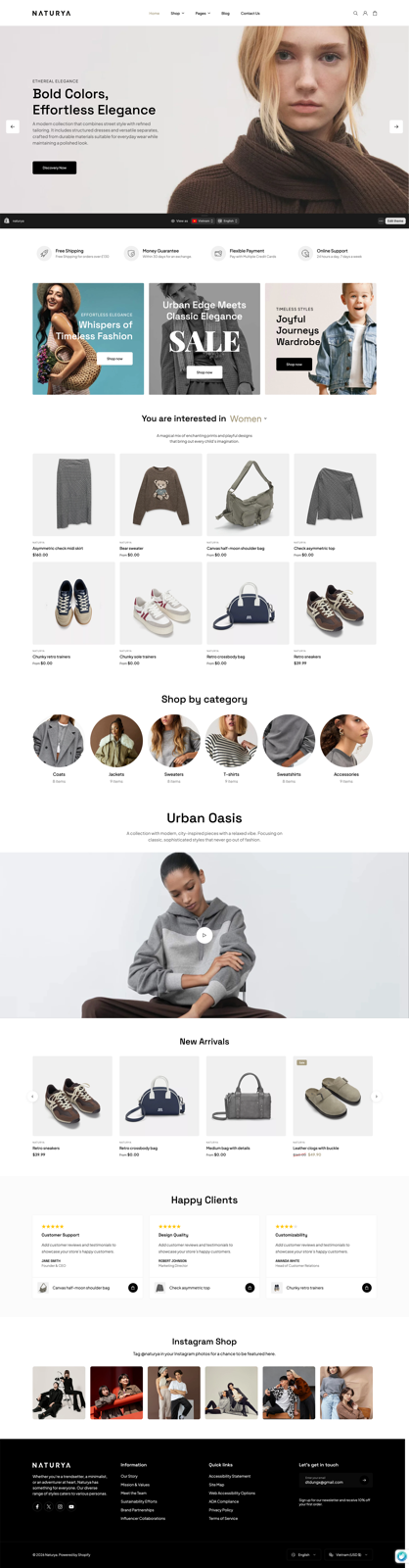 Homepage preview